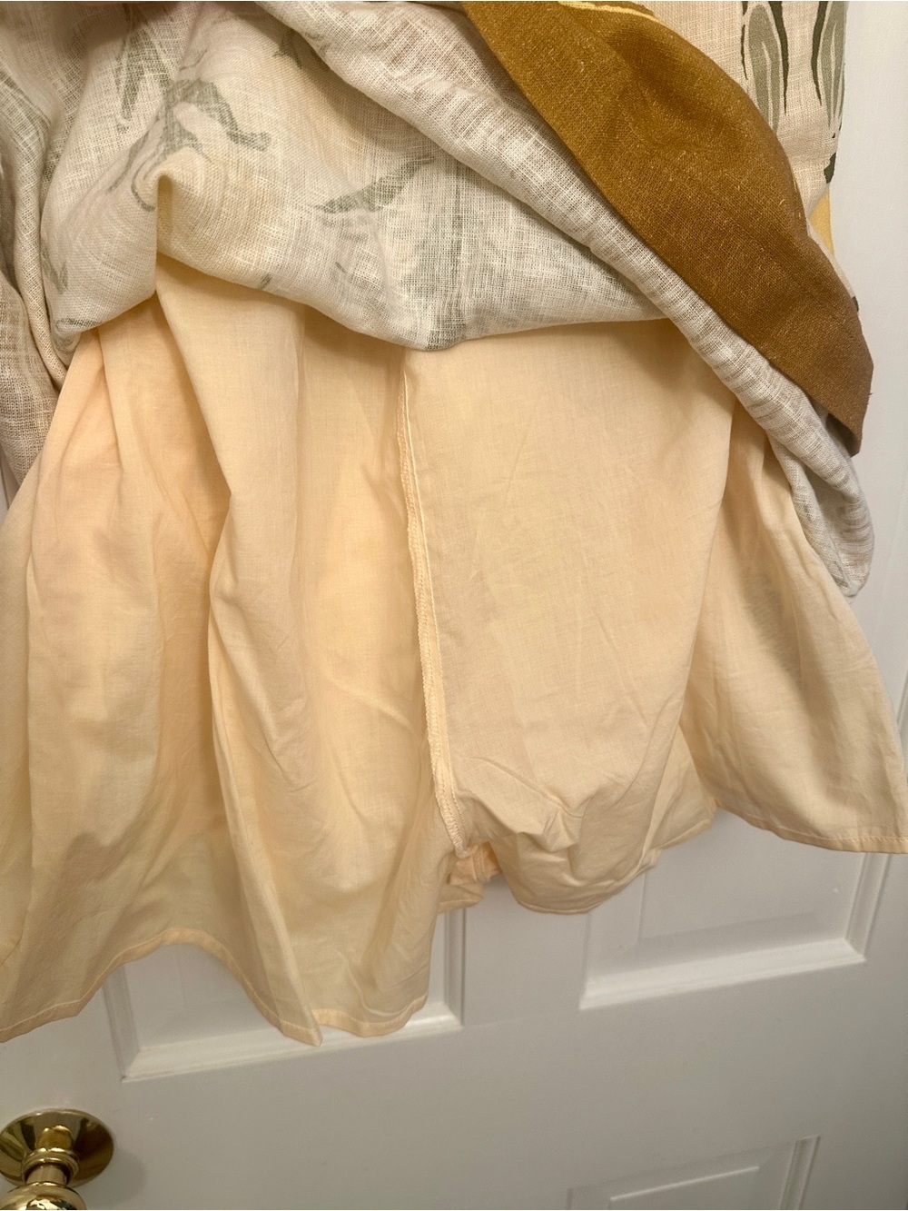 Abercrombie & Fitch Pale Yellow Linen Blend Dress - Picture 5 of 5